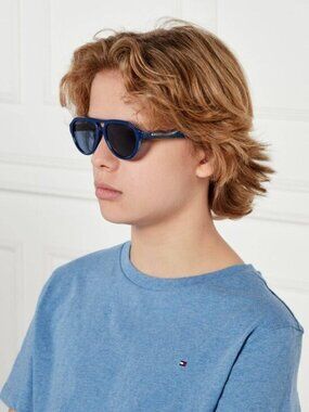 Burberry Kids JB4005U 412980 Aviator Sunglasses - Blue